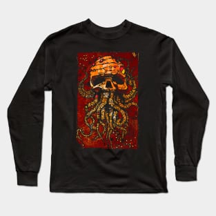 Octopus red Long Sleeve T-Shirt